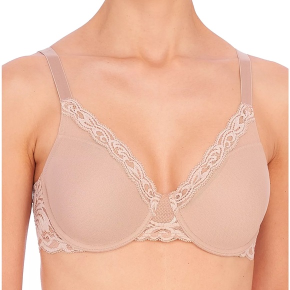 Natori Women's Feathers Full Figure Contour Underwire Bra 32DD - Picture 1 of 8